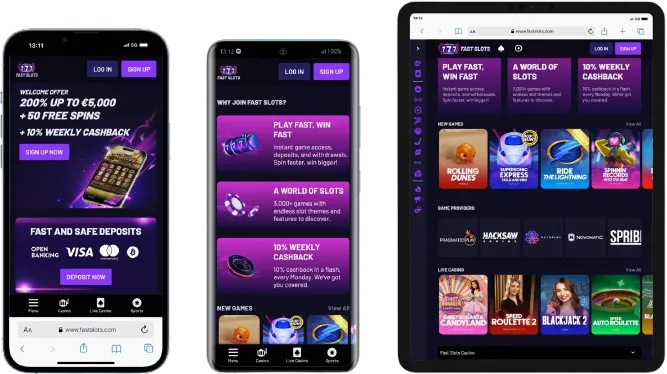 FastSlots Casino App-schermafbeelding